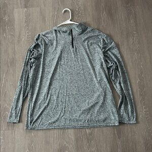Essentials Heather Gray Quarter-Zip Pullover